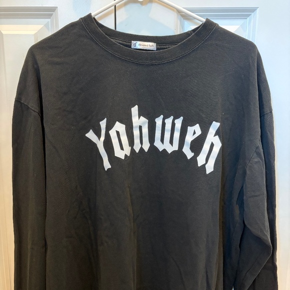 Elevated Faith Tops - Elevated Faith Yahweh Long Sleeve Tee